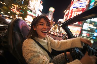 Tokyo Night Drive Photography Poster. poster print