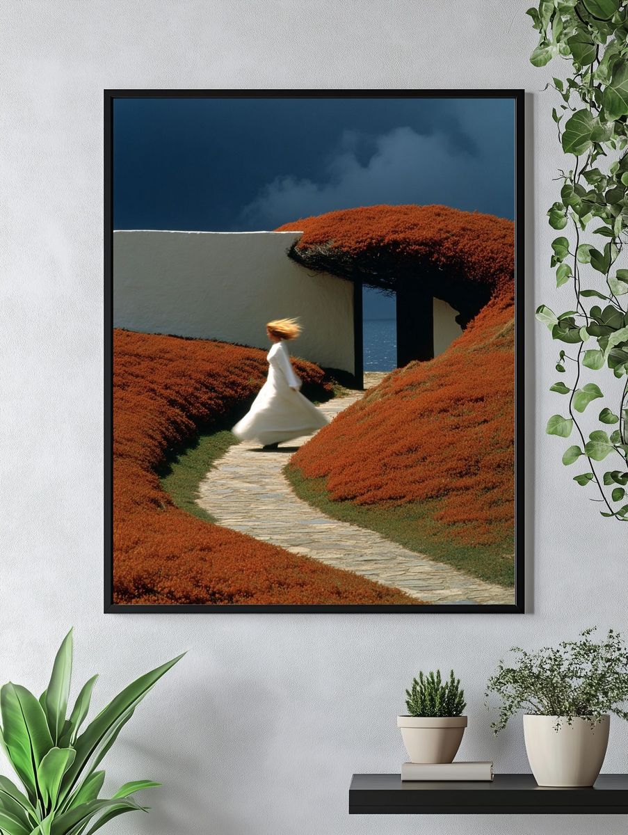 Coastal Garden Dream Photography Poster. — room view 4