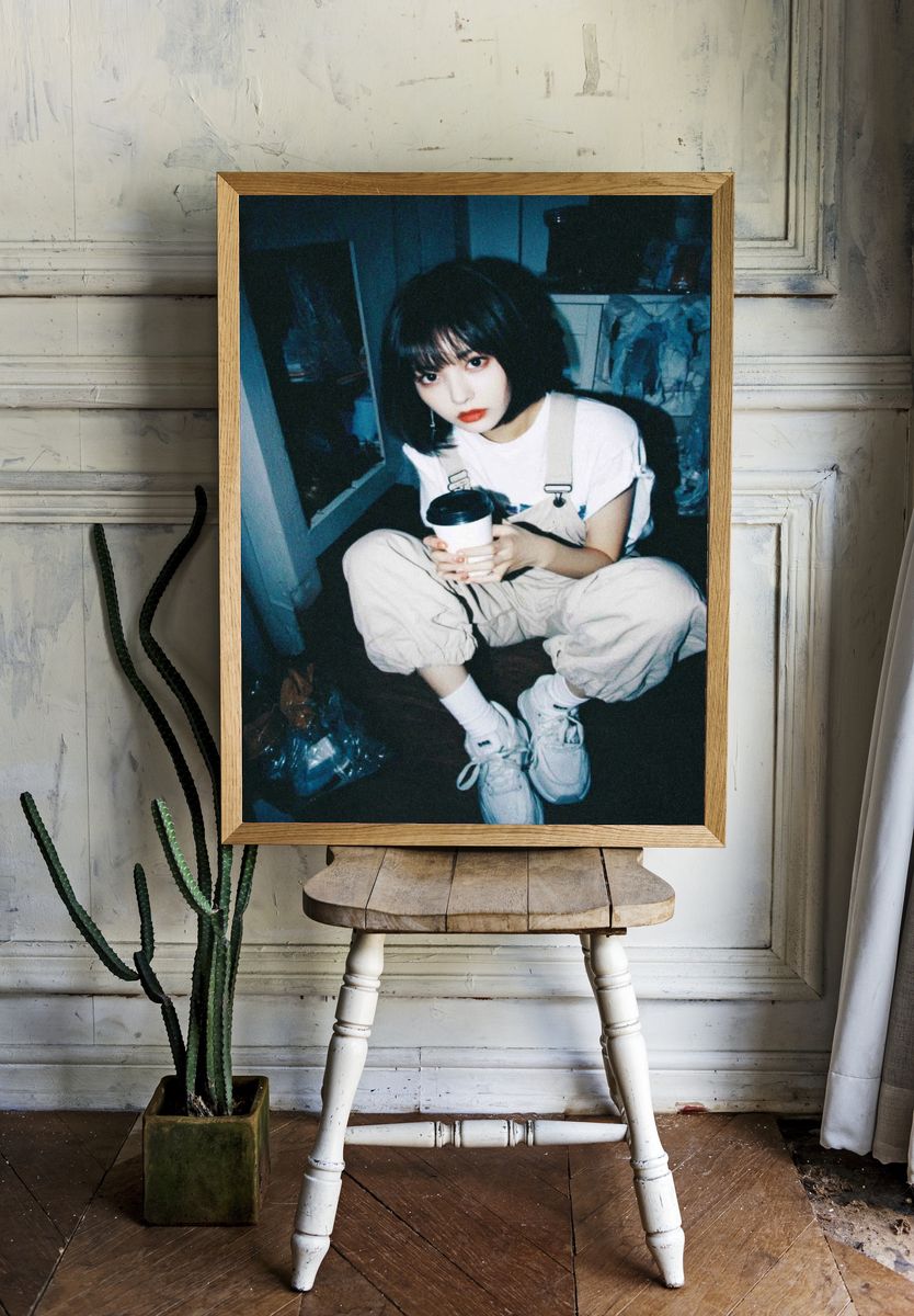Korean Portrait Street Photography Poster. — room view 1