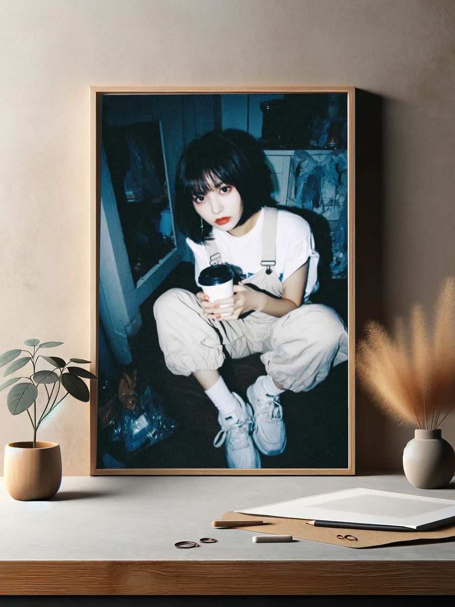 Korean Portrait Street Photography Poster. — room view 2