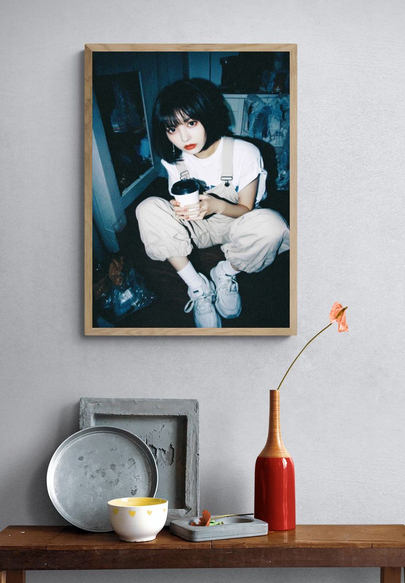 Korean Portrait Street Photography Poster. — room view 3