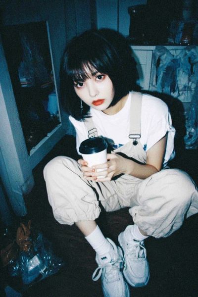 Korean Portrait Street Photography Poster. poster print