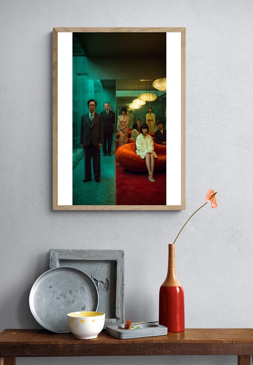 Surreal Interior Portrait Poster. — room view 3