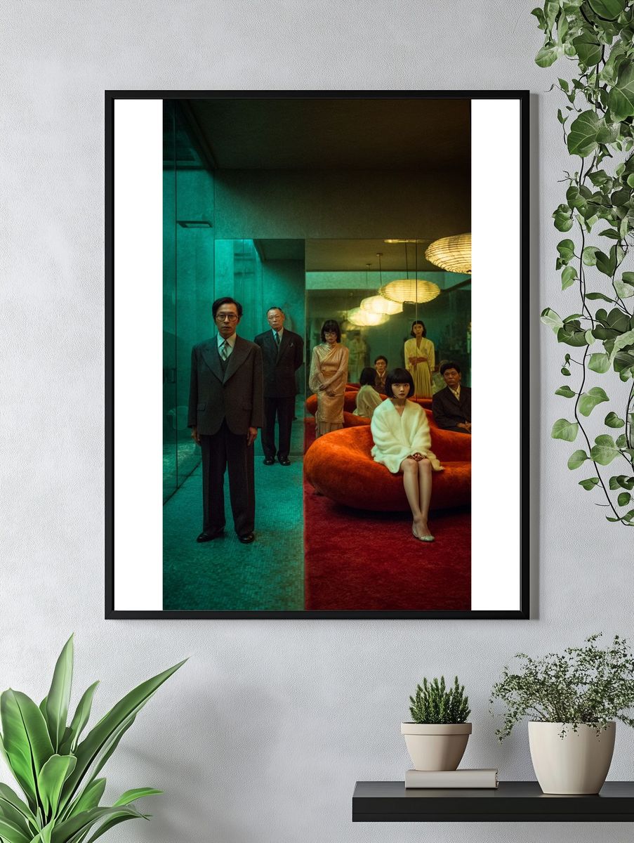 Surreal Interior Portrait Poster. — room view 4