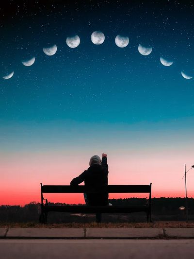 Moon Phases Twilight Poster. poster