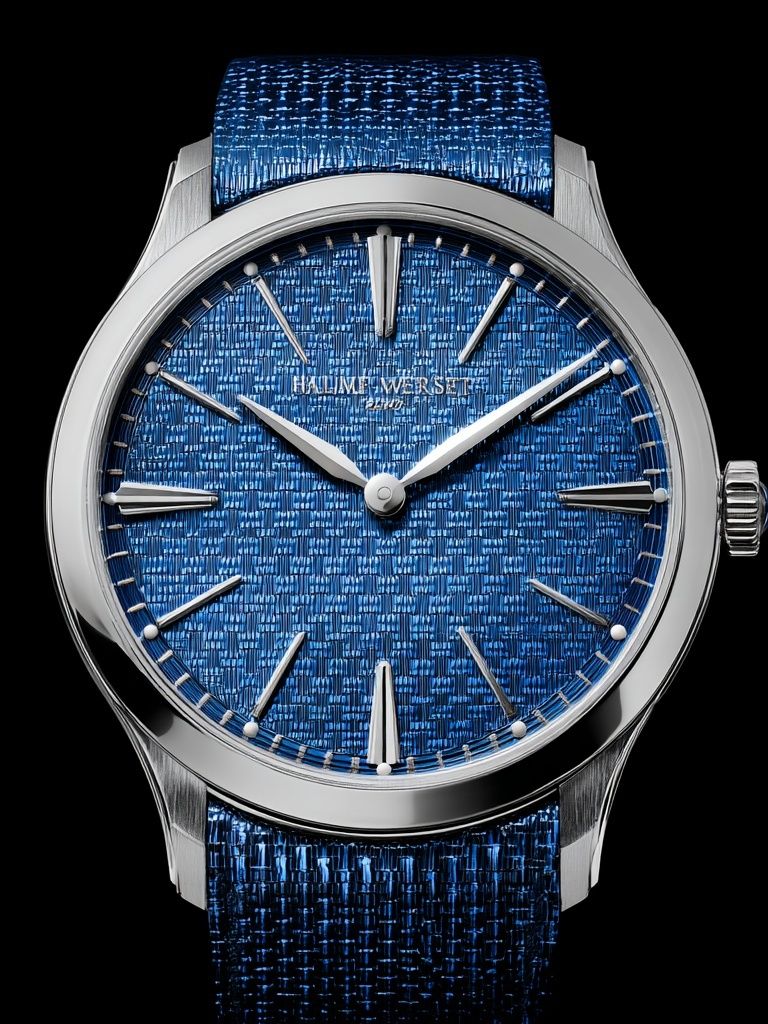 Blue Luxury Watch Photography Poster. poster — photography art