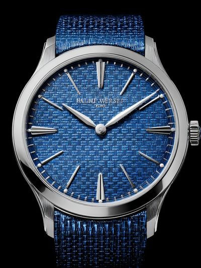 Blue Luxury Watch Photography Poster. poster print