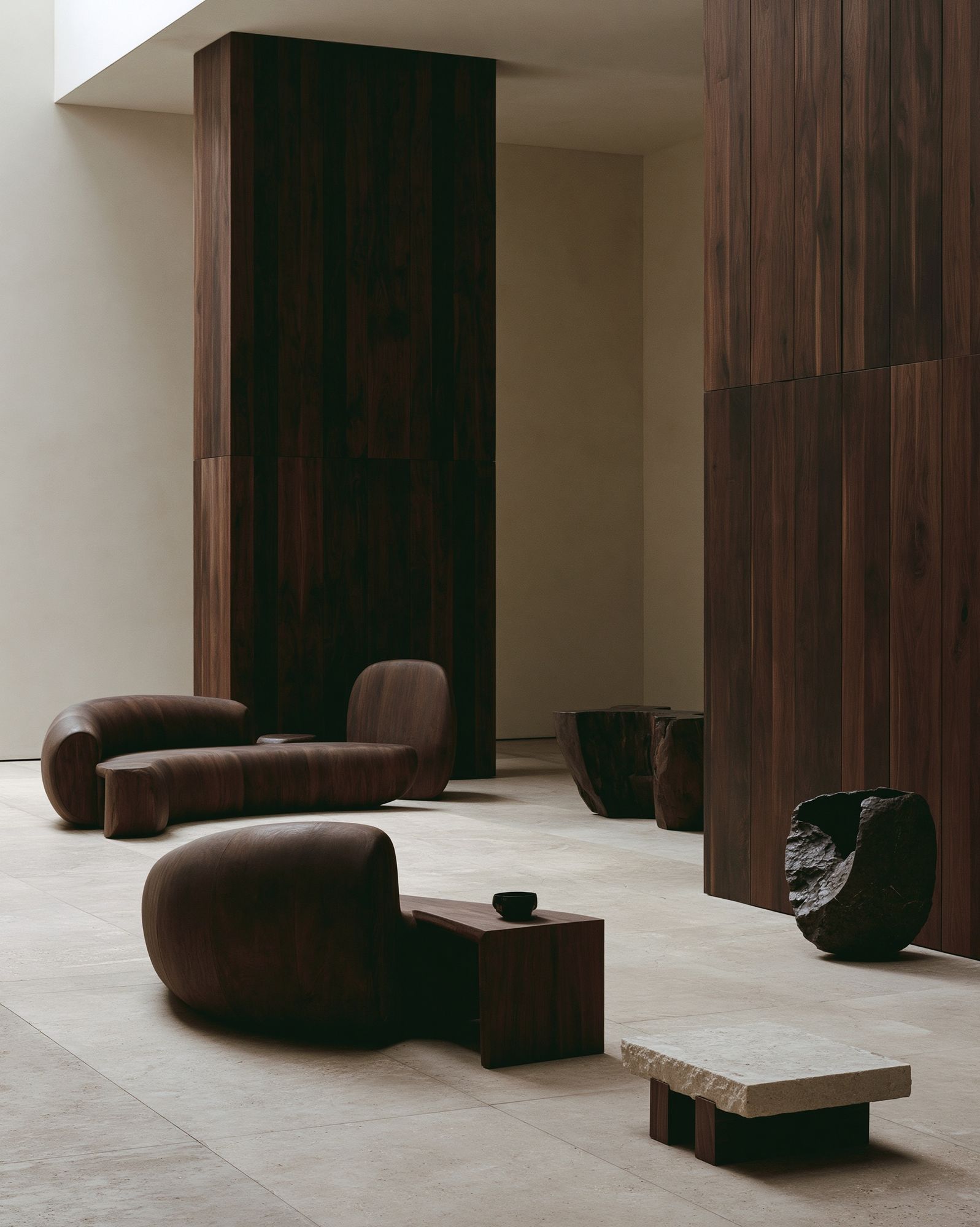 Minimalist Wood Interior Photography Poster. poster — photography art