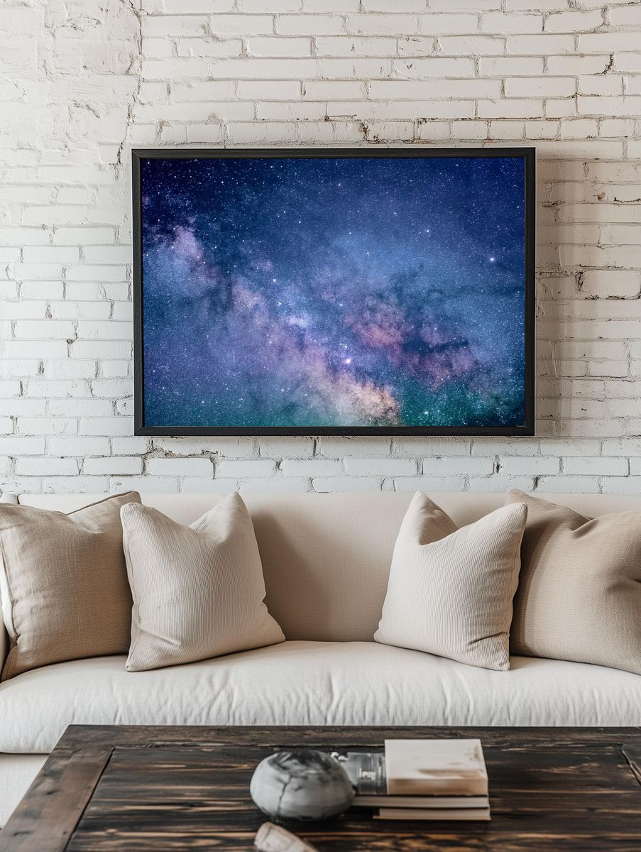 Galaxy wallpaper, desktop HD aesthetic. — room view 1
