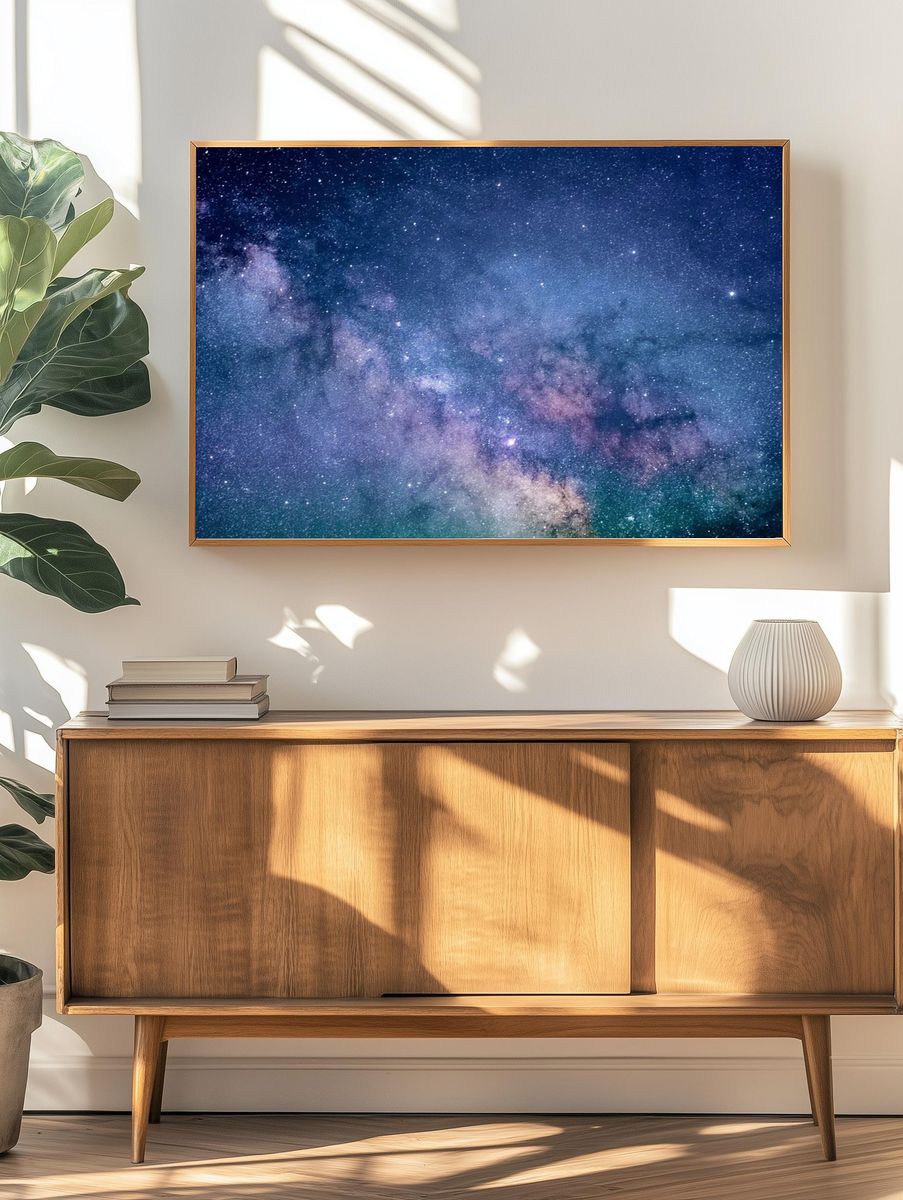 Galaxy wallpaper, desktop HD aesthetic. — room view 3