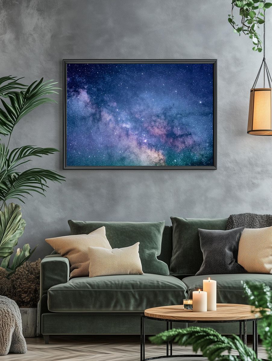 Galaxy wallpaper, desktop HD aesthetic. — room view 4