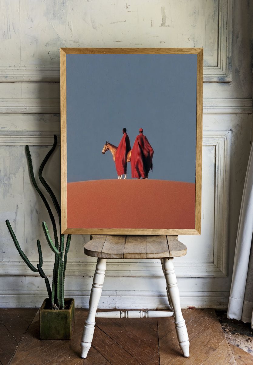 Desert Riders Photography Poster. — room view 1