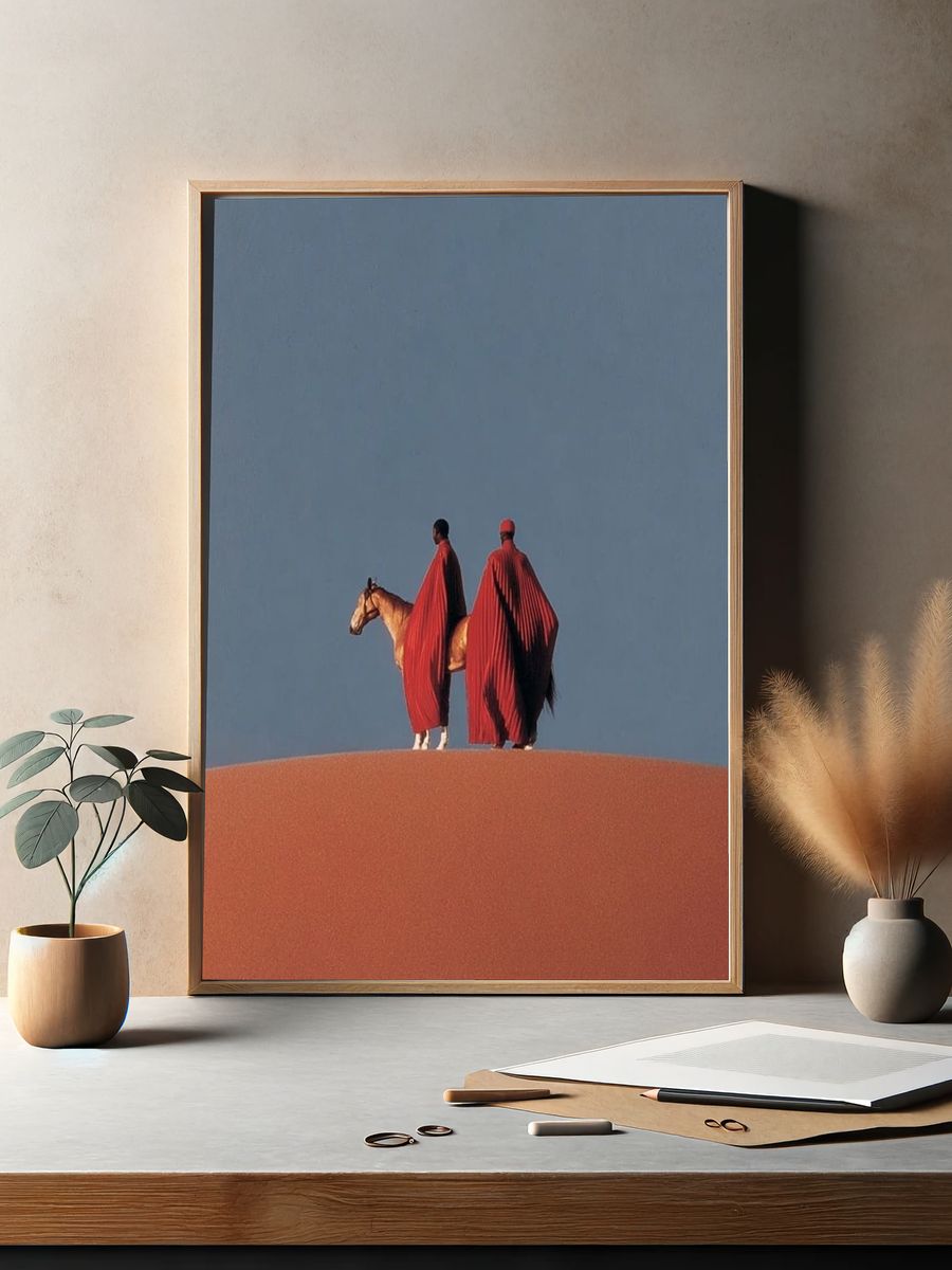 Desert Riders Photography Poster. — room view 2
