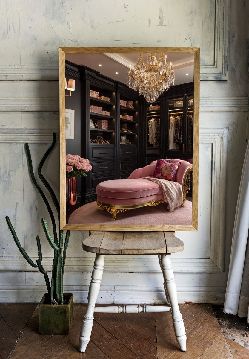 Luxury Dressing Room Interior Print. — room view 1