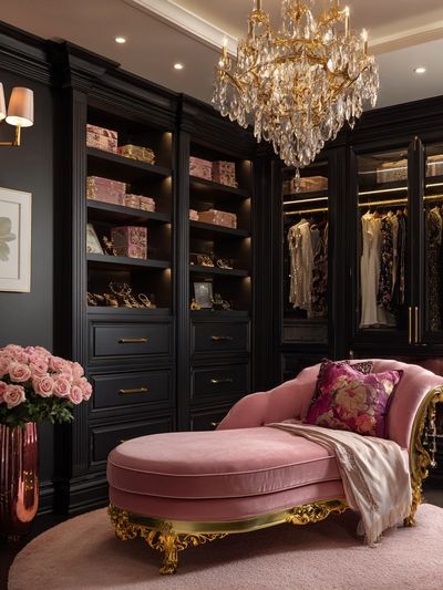 Luxury Dressing Room Interior Print. poster print