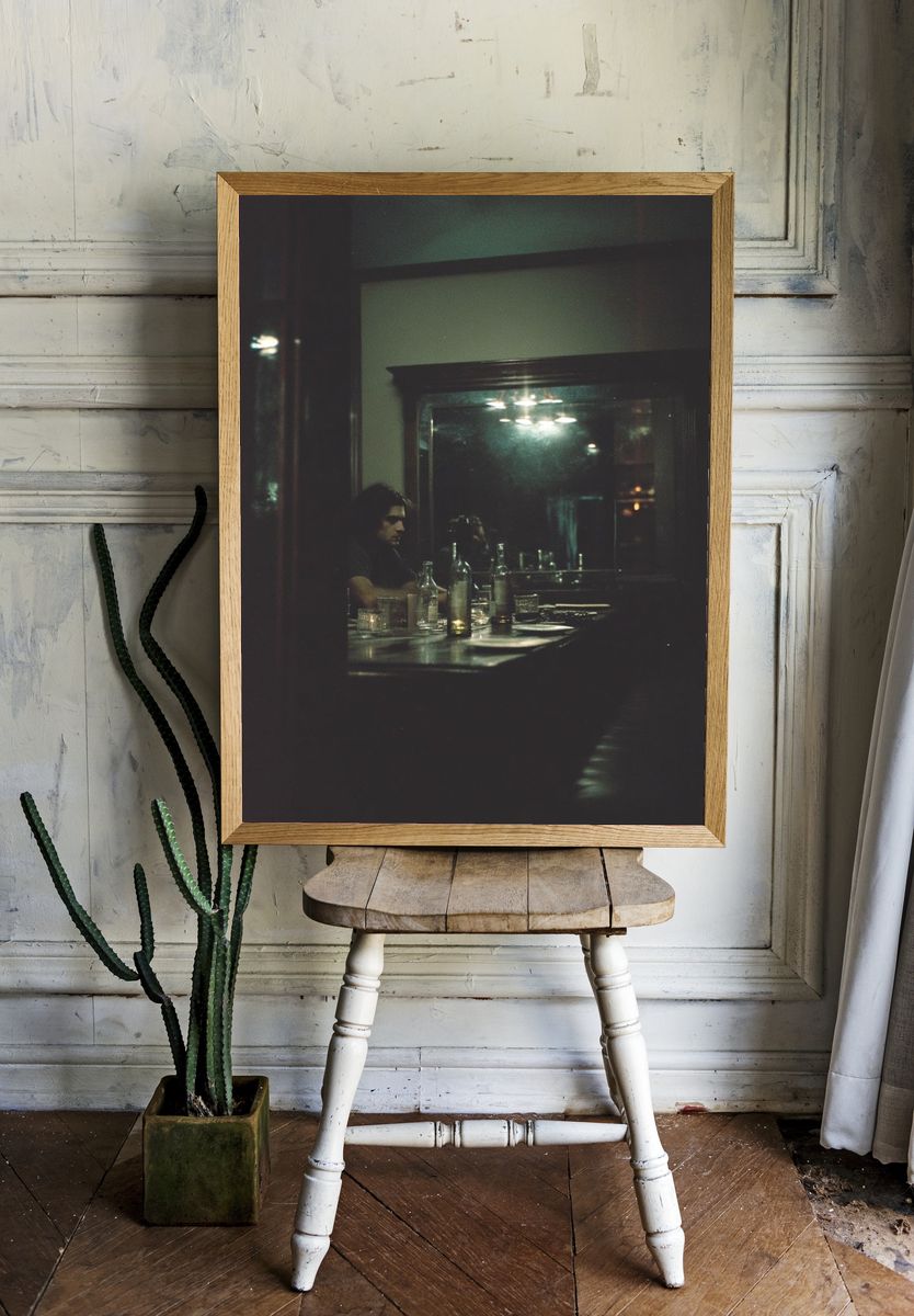 Moody Bar Interior Photography Poster. — room view 1