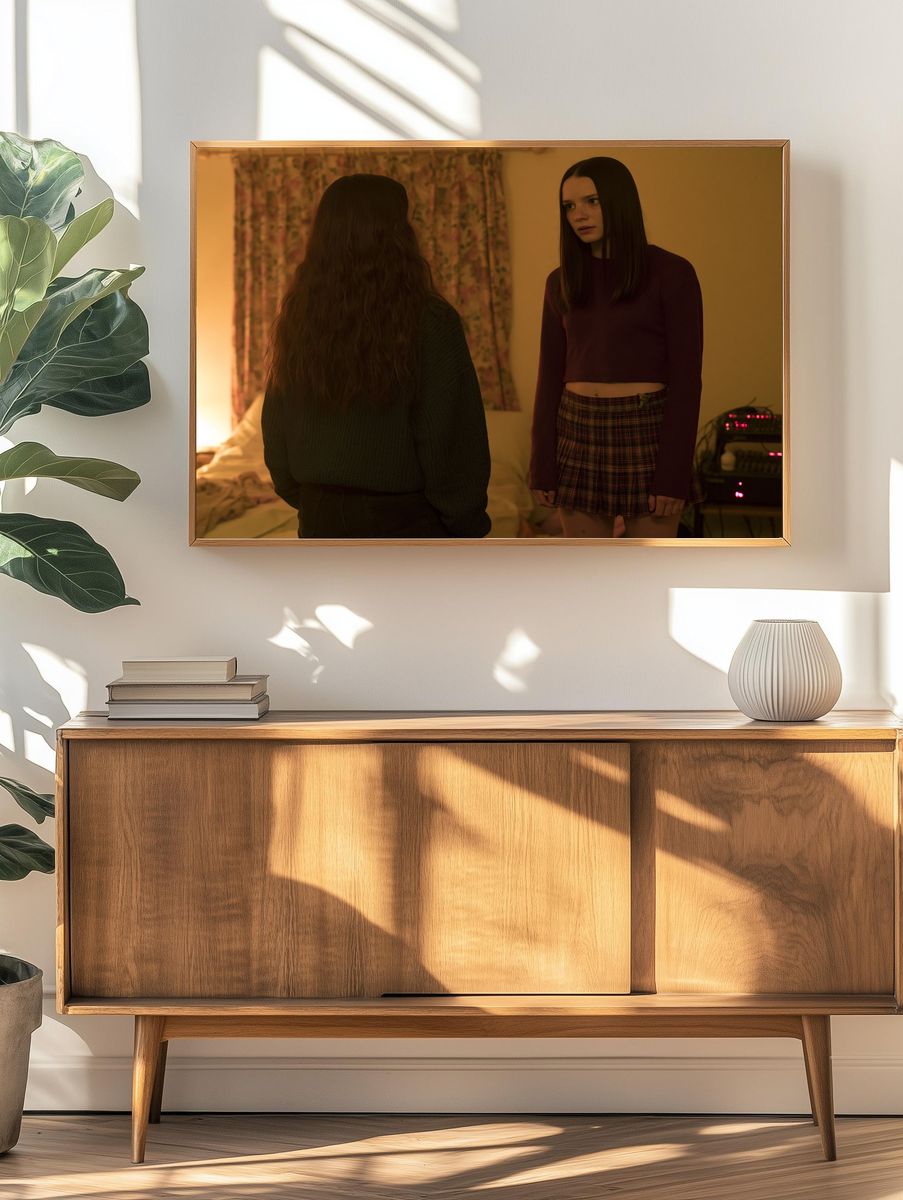 Moody Bedroom Standoff Poster. — room view 3