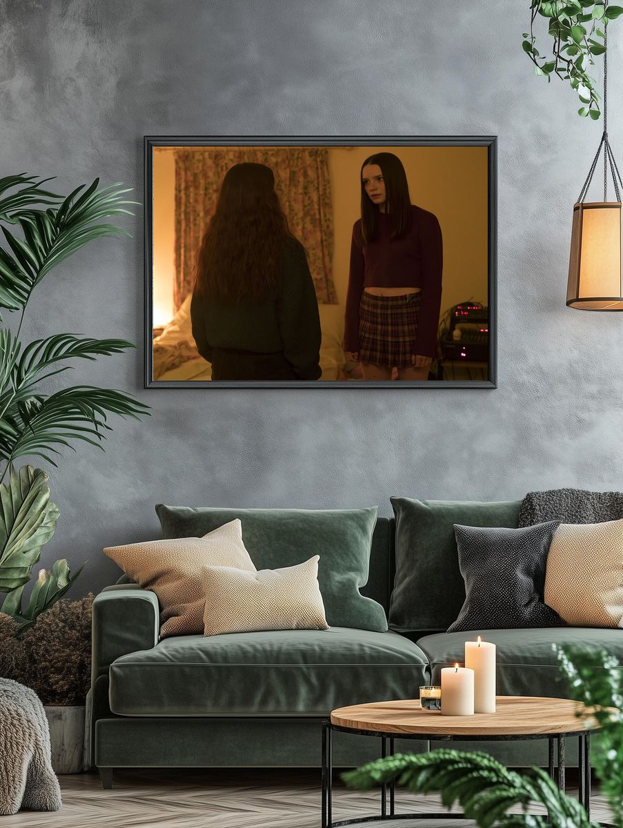 Moody Bedroom Standoff Poster. — room view 4
