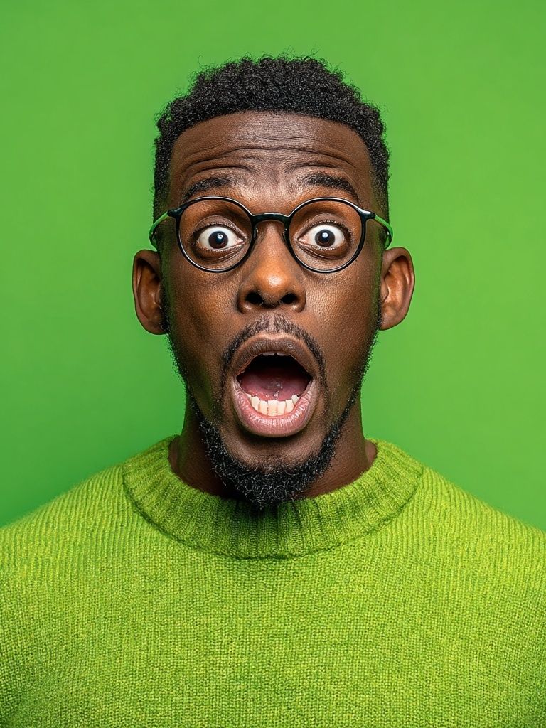 Surprised Man — Photography Print. poster detail
