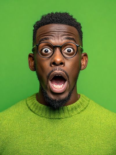 Surprised Man — Photography Print. poster print