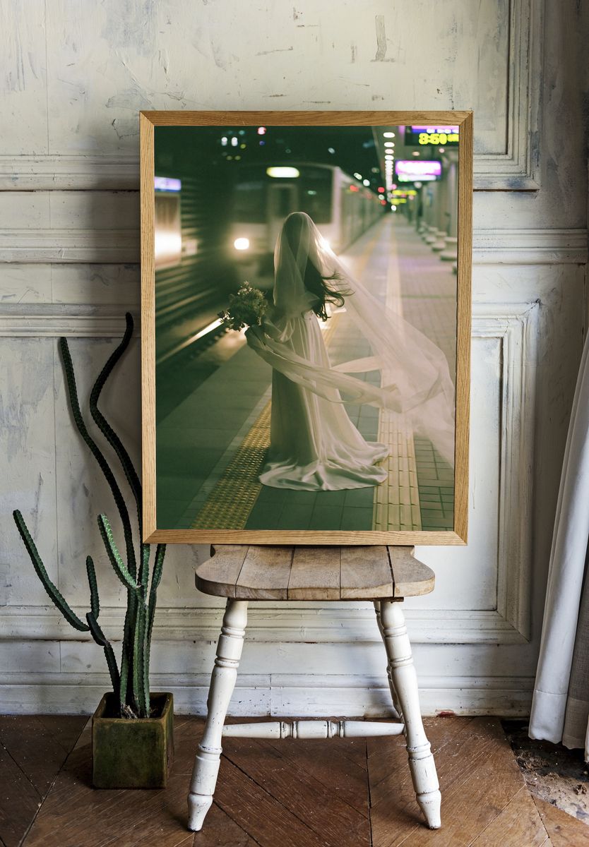 Veiled Bride Station Poster. — room view 1