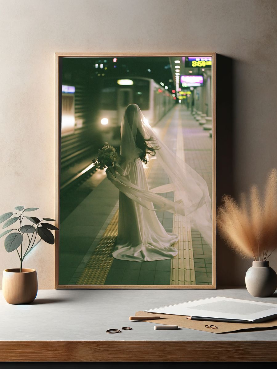 Veiled Bride Station Poster. — room view 2