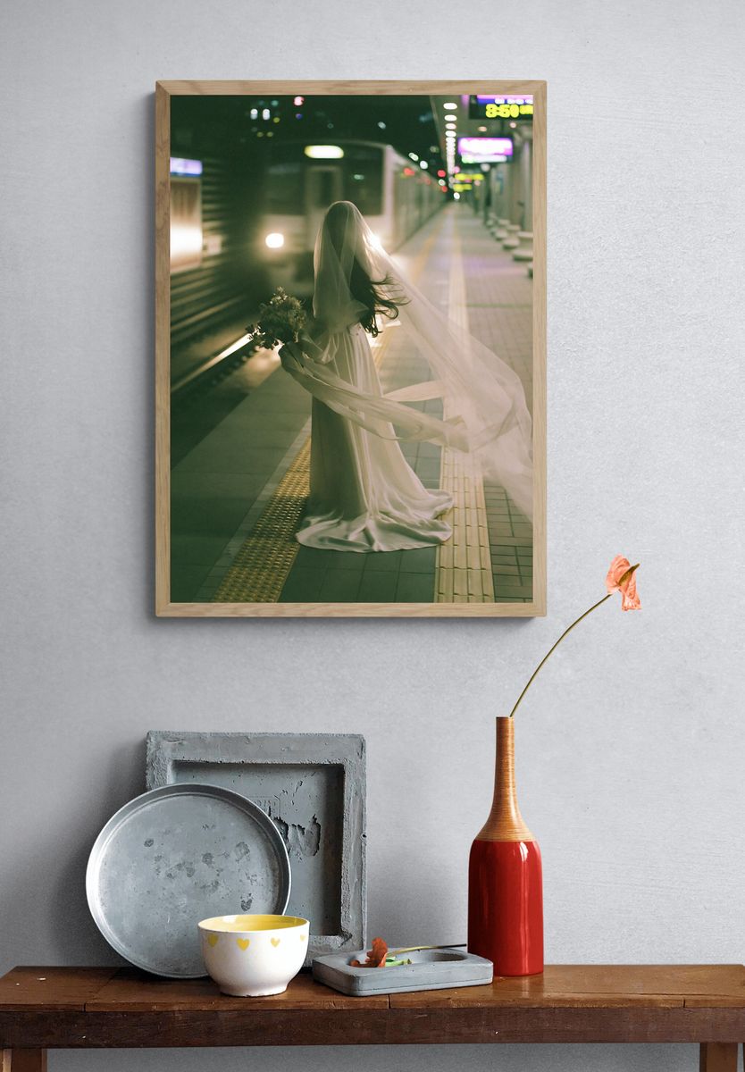 Veiled Bride Station Poster. — room view 3