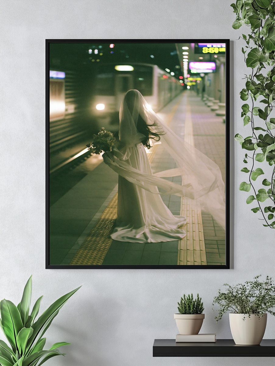 Veiled Bride Station Poster. — room view 4