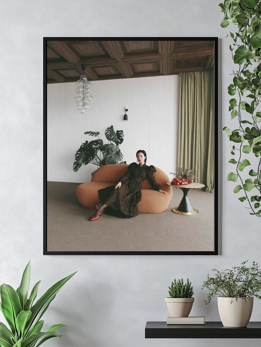 Elegant Interior Portrait Print. — room view 4