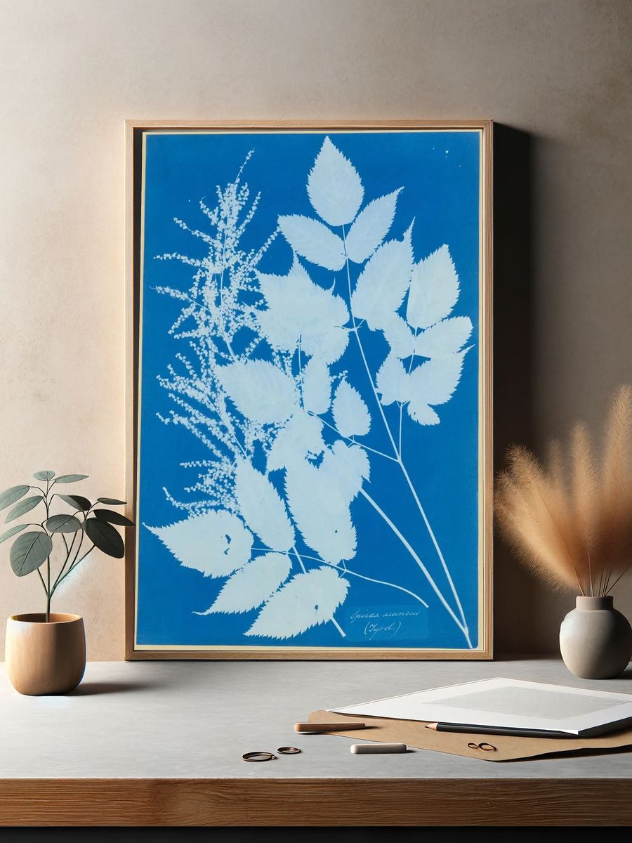 Spiraea aruncus — Art Print. — room view 2