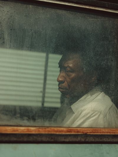 Window Portrait Photography Poster. poster print