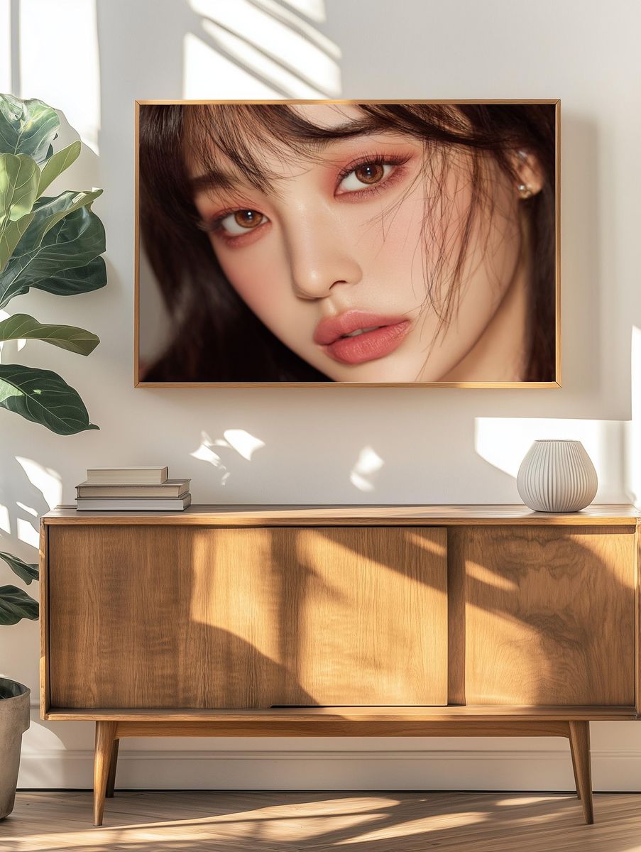 Soft Glam Portrait Poster. — room view 3