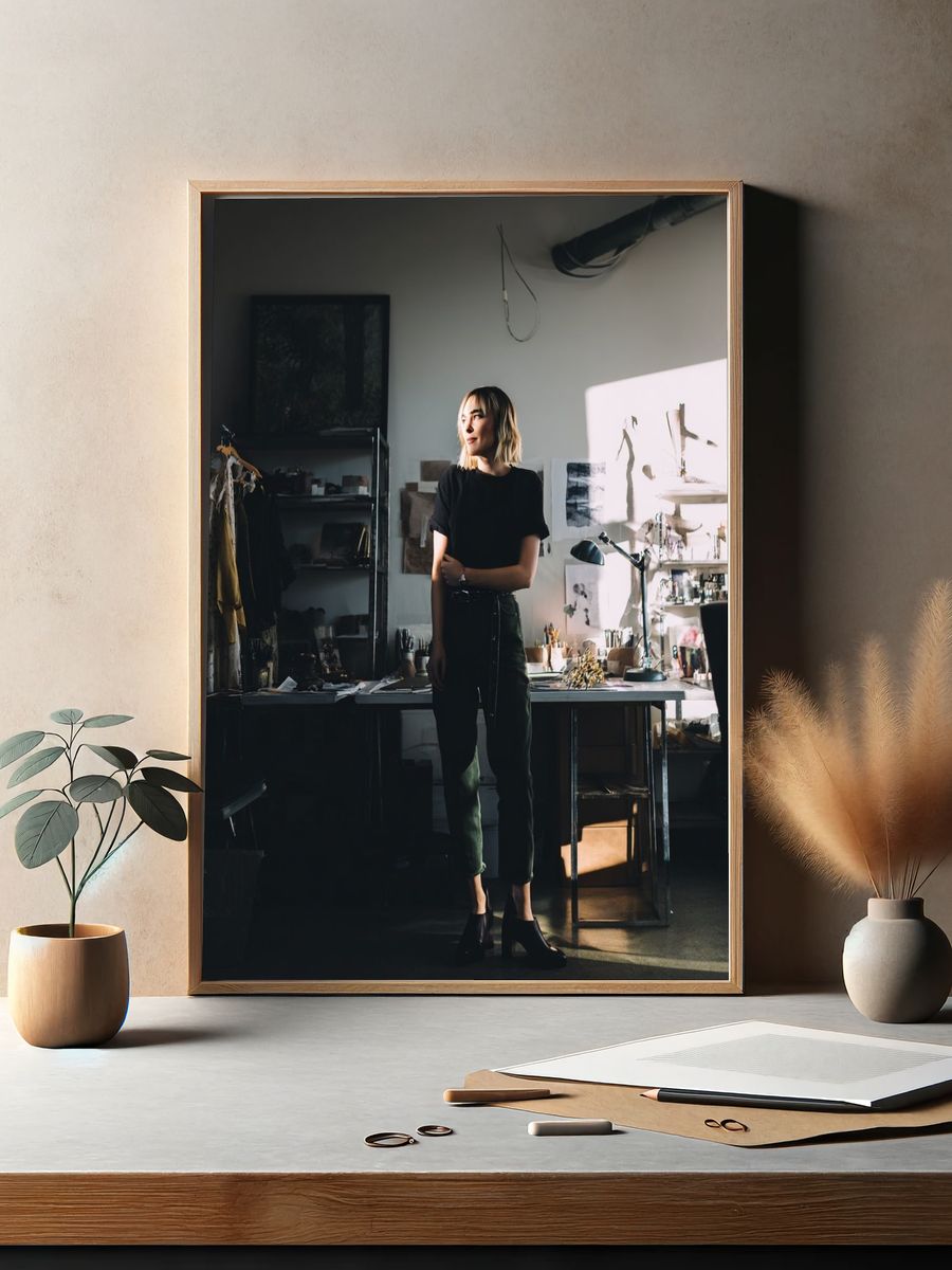 Creative Studio Portrait Photography Poster. — room view 2