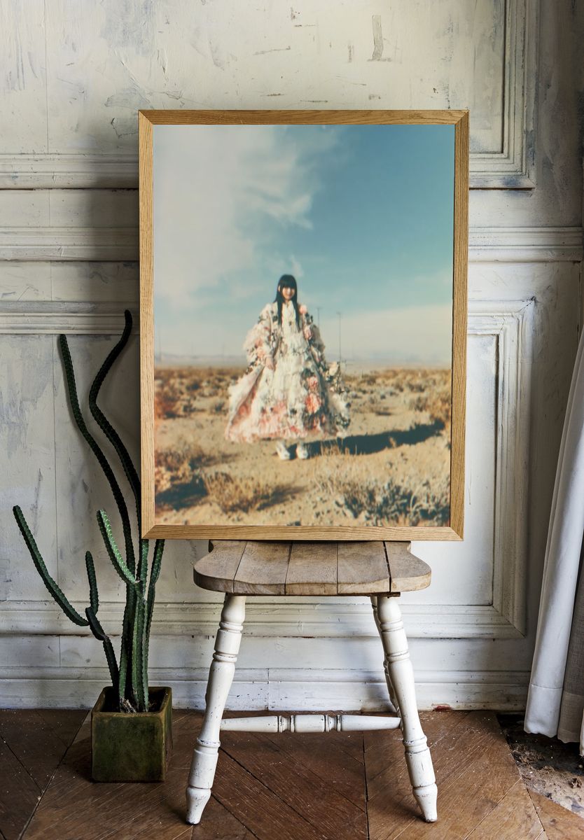 Desert Fashion Portrait Poster. — room view 1