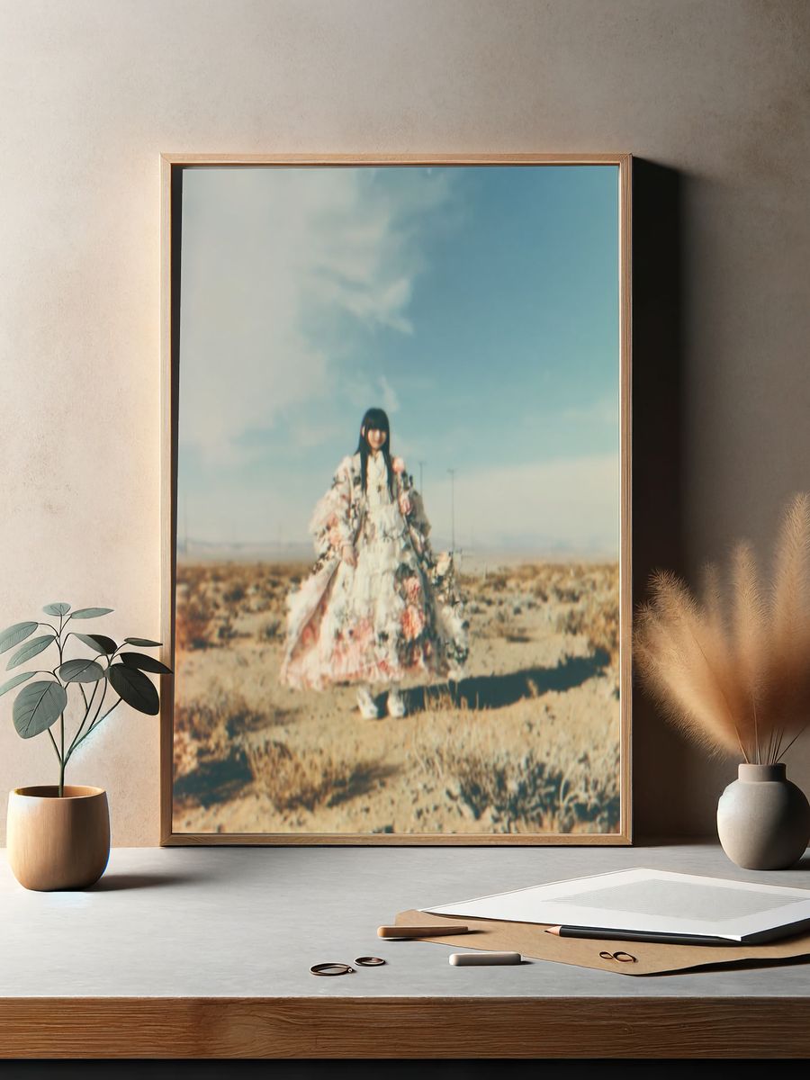 Desert Fashion Portrait Poster. — room view 2