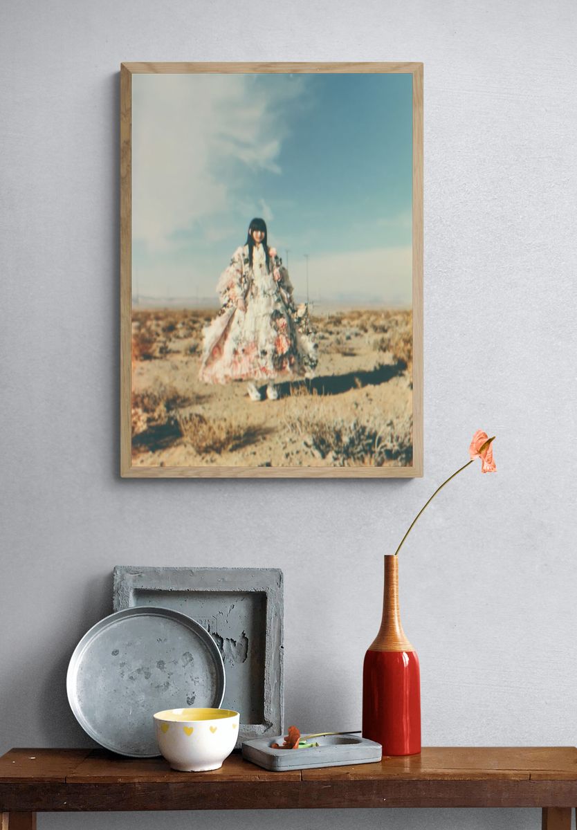 Desert Fashion Portrait Poster. — room view 3