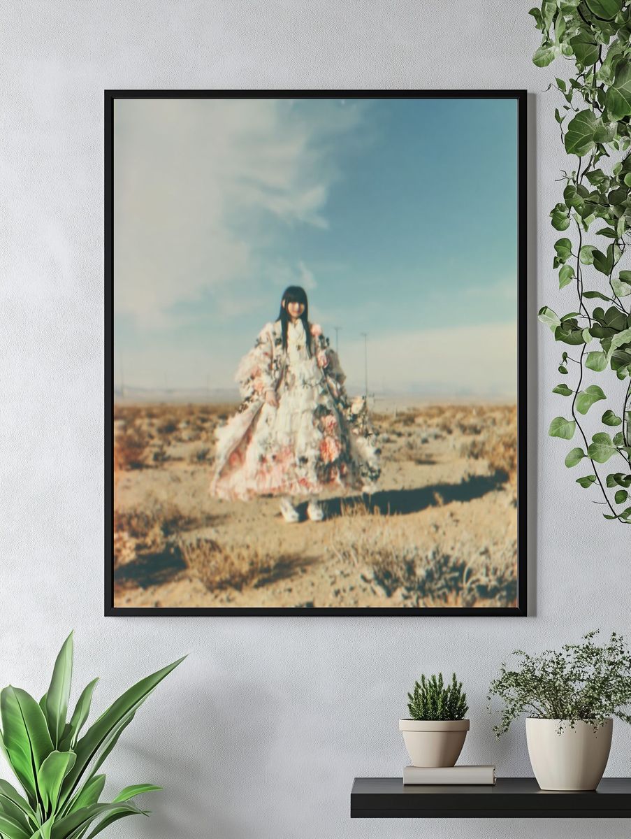 Desert Fashion Portrait Poster. — room view 4