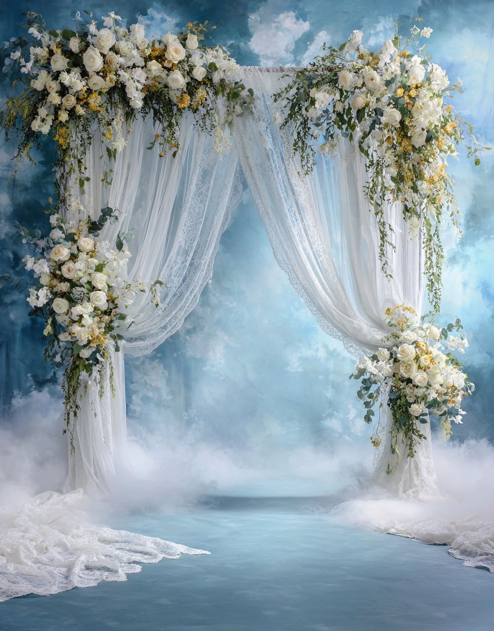 Floral Wedding Arch Photography Poster. poster — photography art