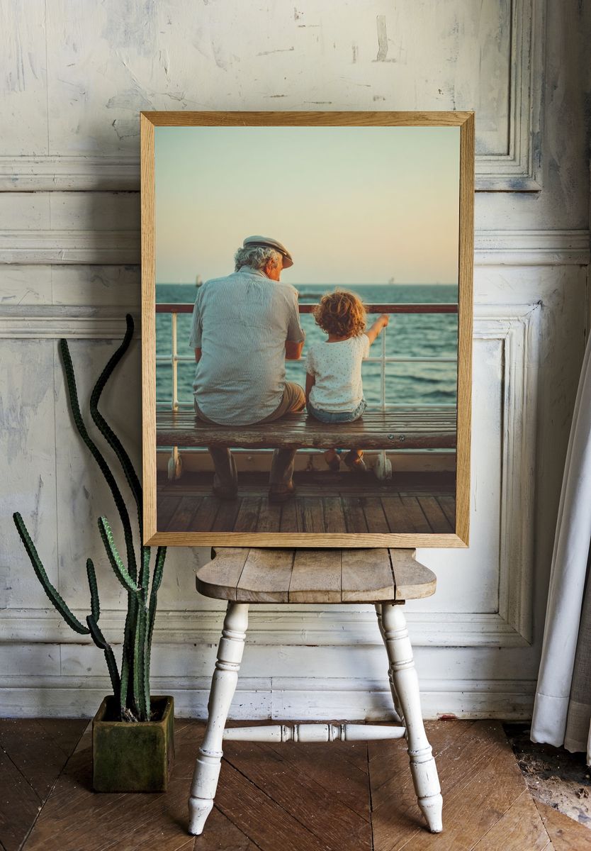 Seaside Bond Photography Poster. — room view 1