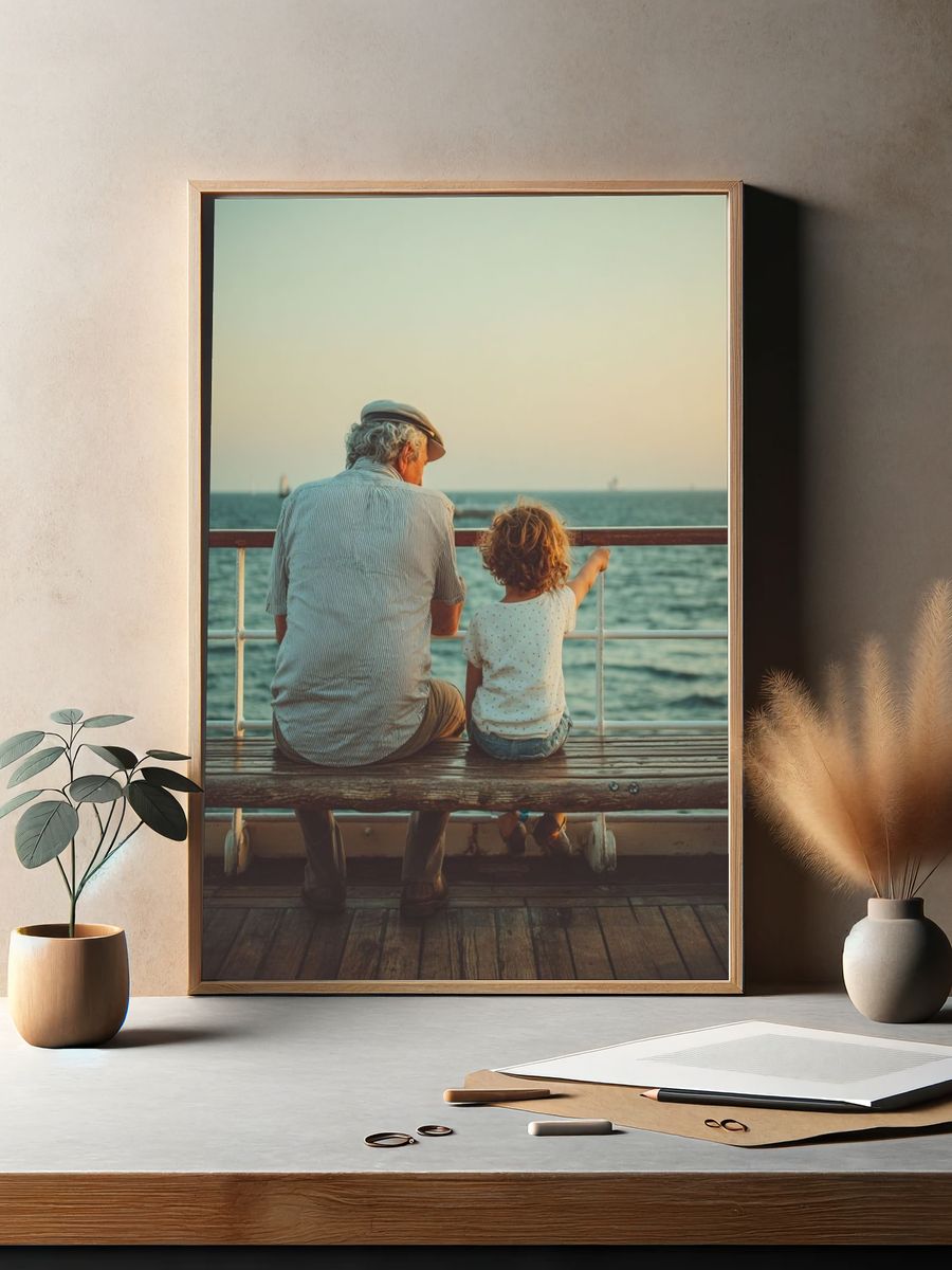 Seaside Bond Photography Poster. — room view 2