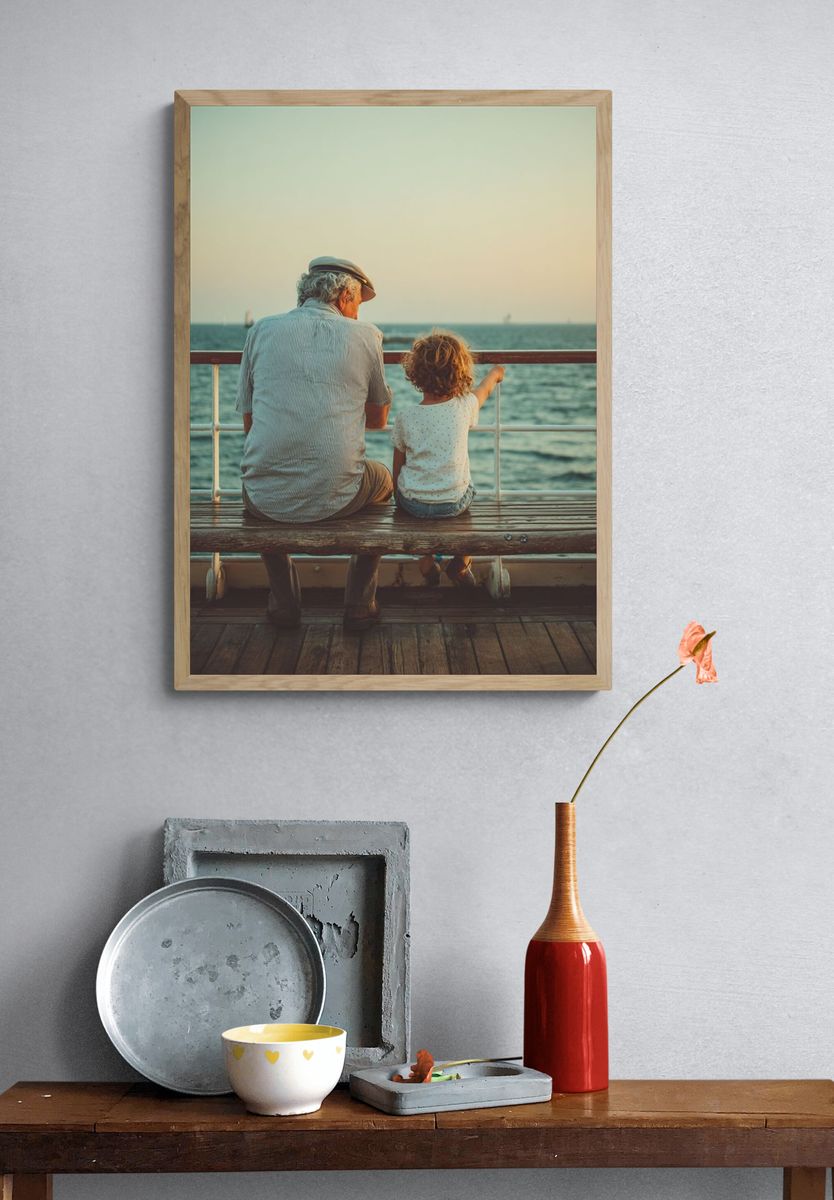 Seaside Bond Photography Poster. — room view 3