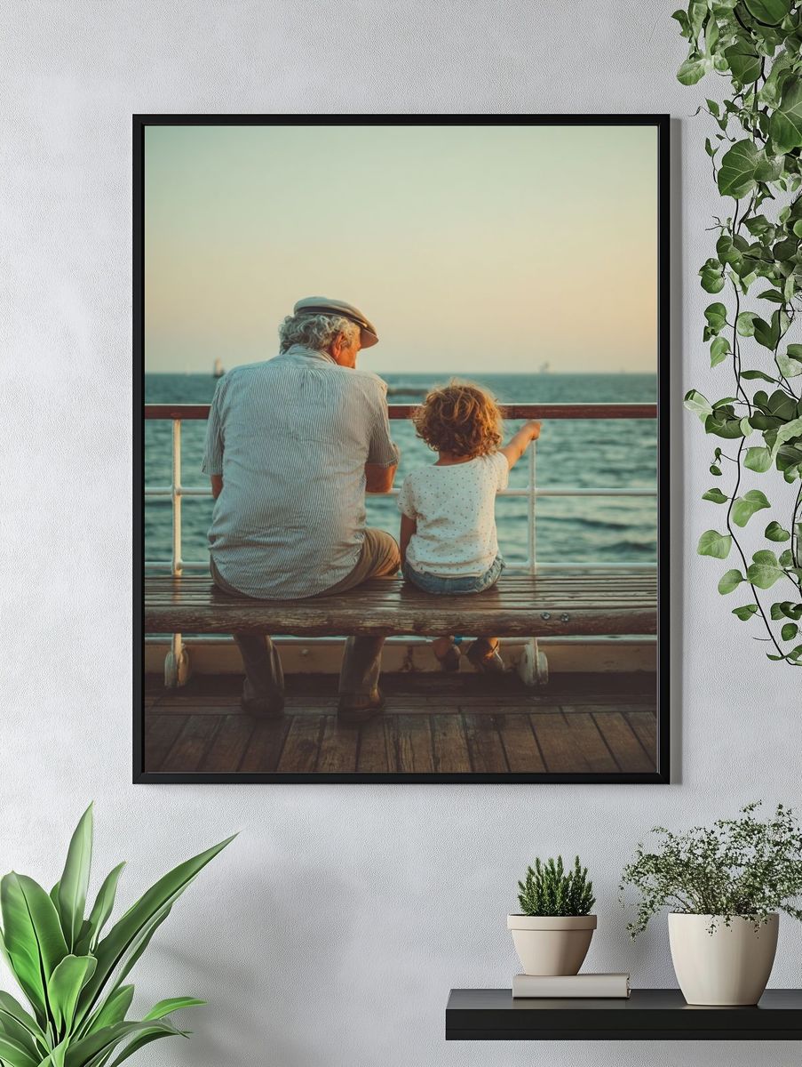 Seaside Bond Photography Poster. — room view 4