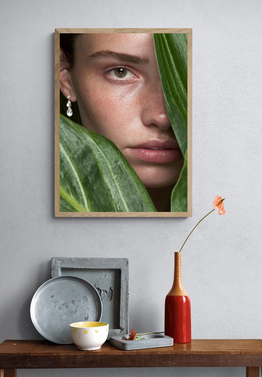 Botanical Portrait Photography Poster. — room view 3