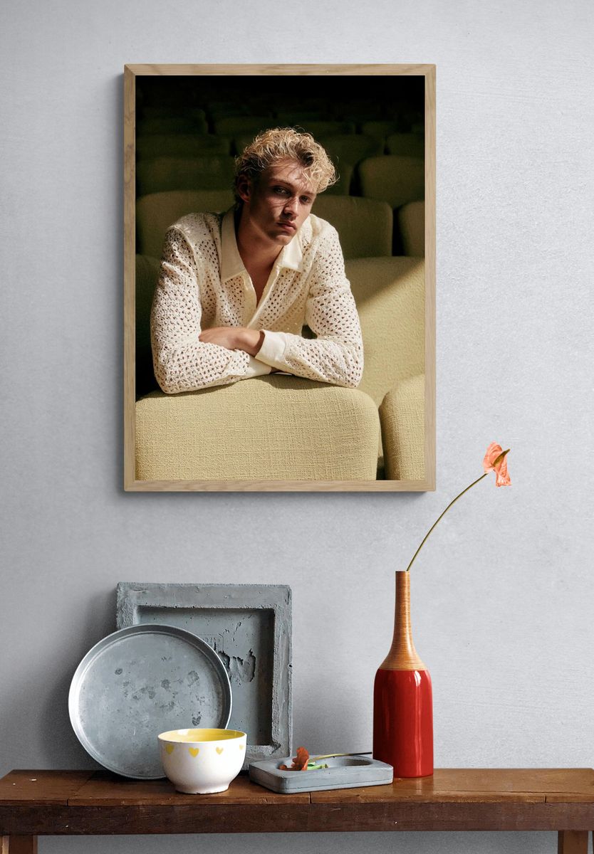 Portrait in Theater Seats Poster. — room view 3