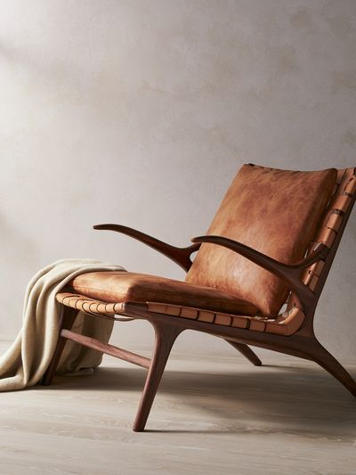 Modern Lounge Chair Interior Photography Poster. poster print