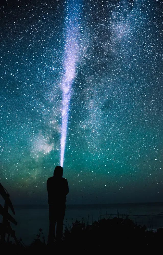 Stargazer Night Sky Photography Poster. poster detail