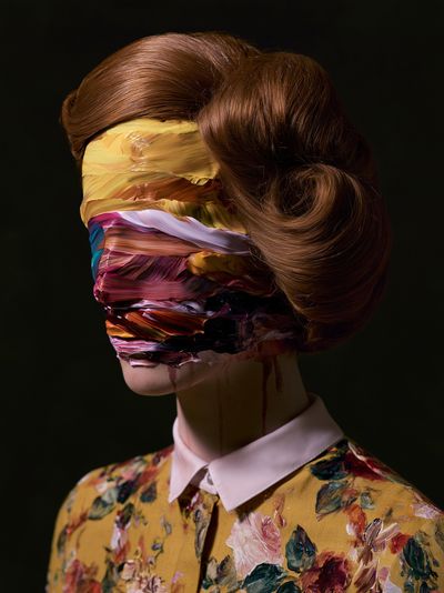 Abstract Fashion Portrait Poster. poster print