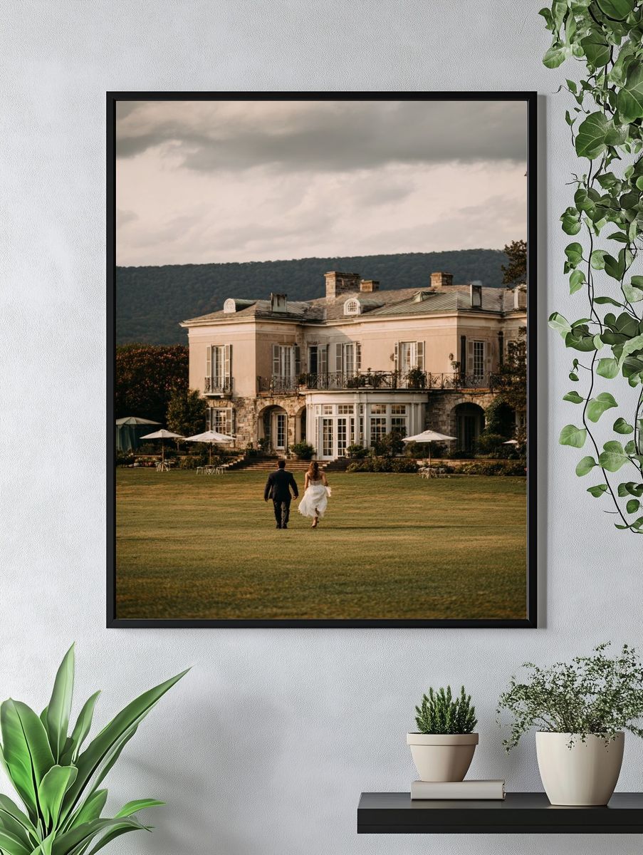 Elegant Estate Wedding Photography Poster. — room view 4