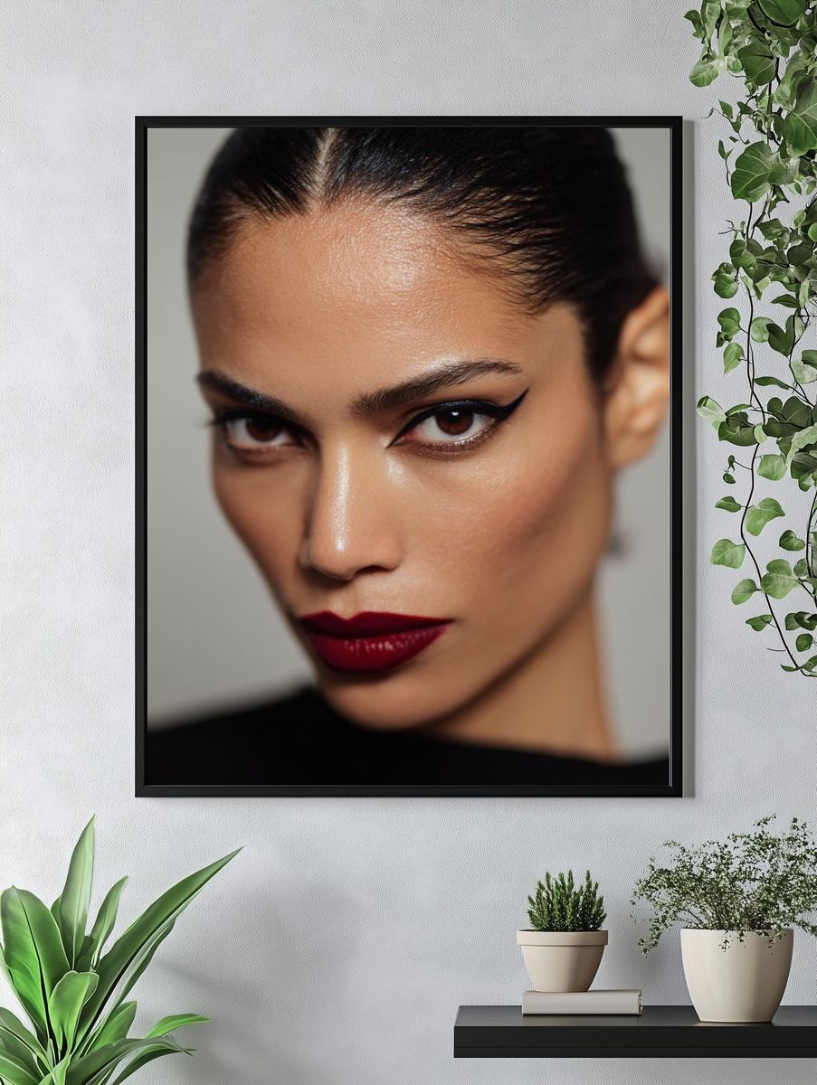 Editorial Beauty Portrait Poster. — room view 4