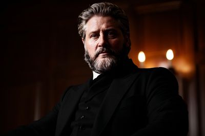 Cinematic Portrait of a Bearded Man Poster. poster print